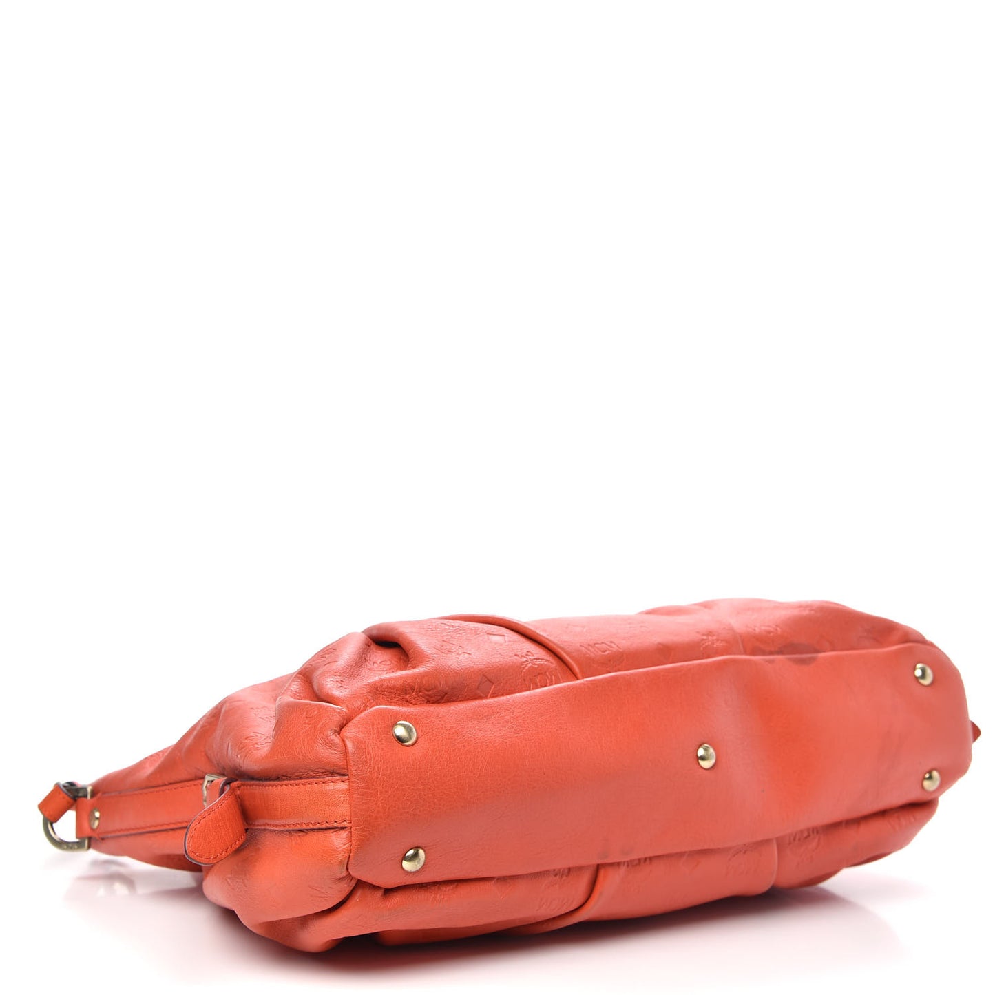 Calfskin Ottomar Monogram Tote Orange