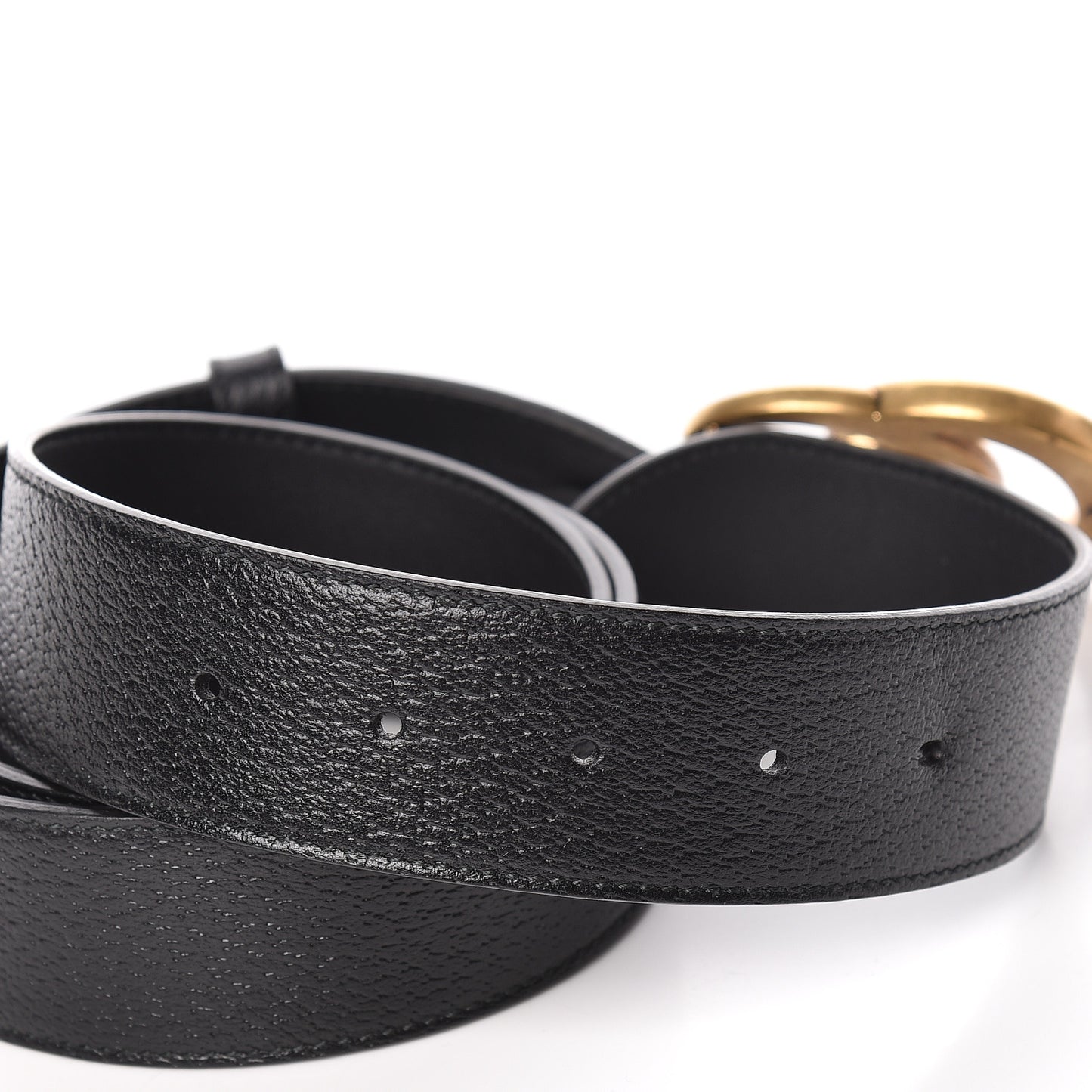 Textured Calfskin Double G 40mm Belt 100 40 Black