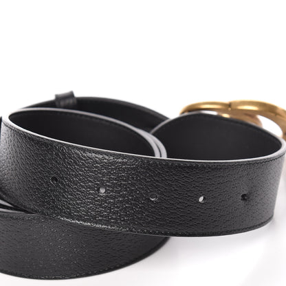 Gucci Textured Calfskin Double G 40mm Belt 100 40 Black 4 of 7