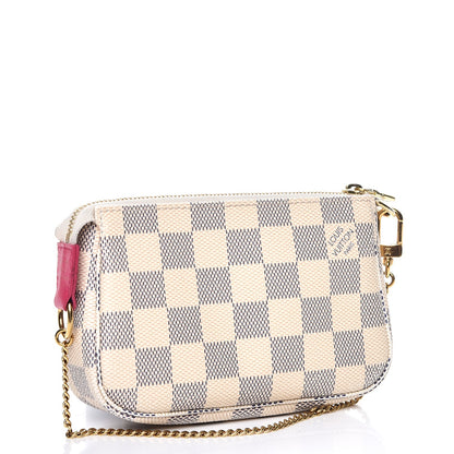 Louis Vuitton Damier Azur 2015 Christmas Animation Mini Pochette Accessories 3 of 8