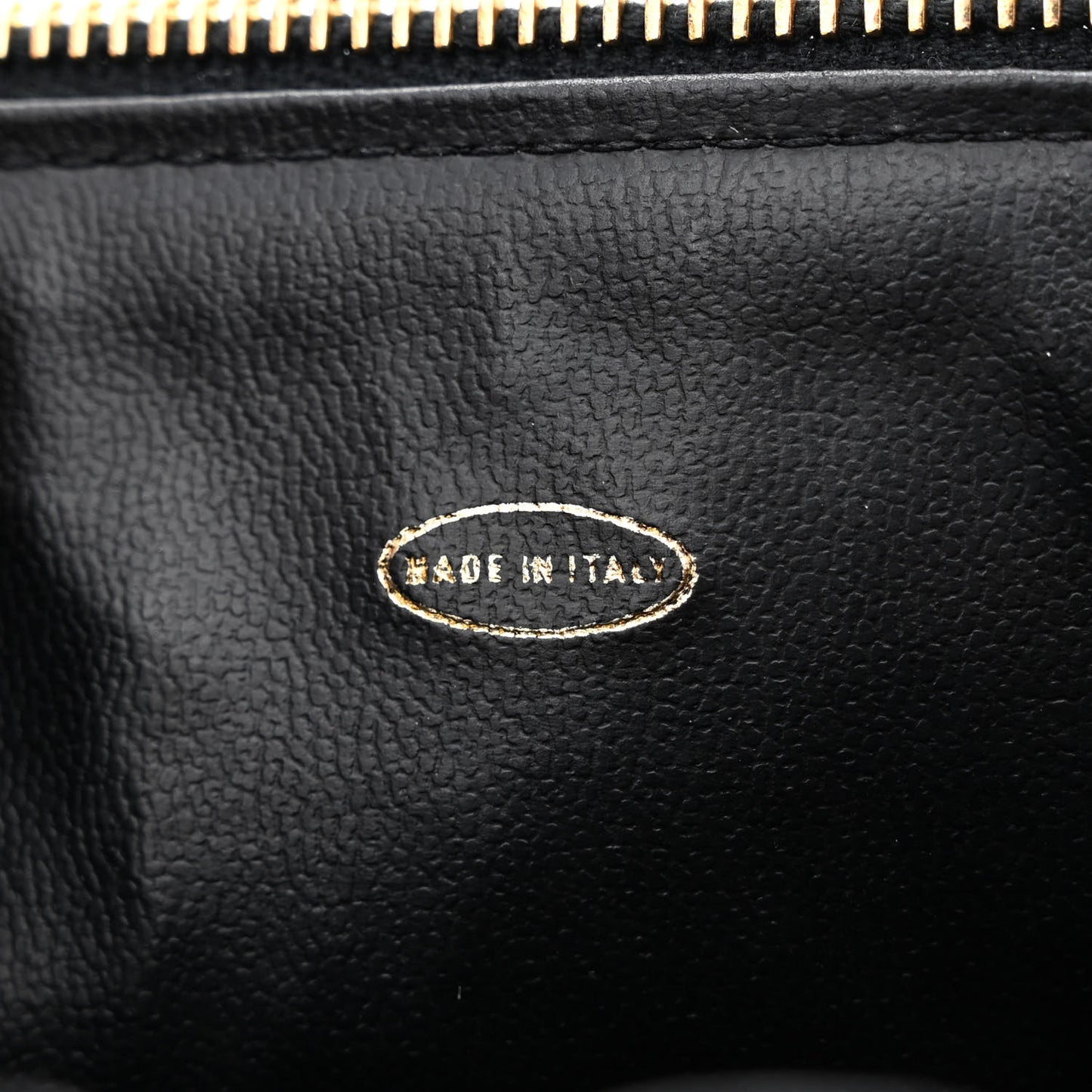 Lambskin Vanity Cosmetic Case Black