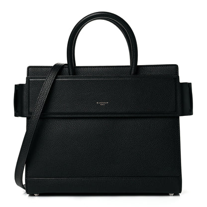 Givenchy Smooth Calfskin Small Horizon Satchel Black 1 of 9