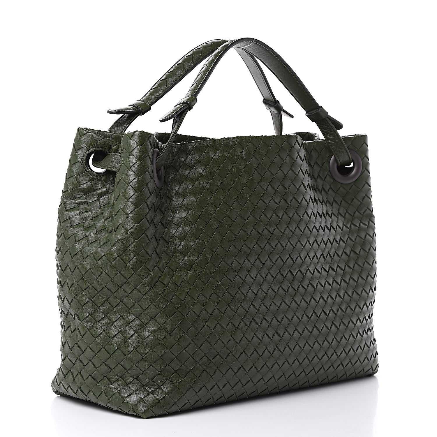Bottega Veneta Nappa Intrecciato Bella Tote Moss 3 of 12