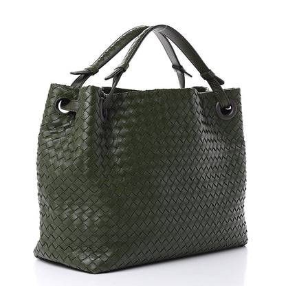 Bottega Veneta Nappa Intrecciato Bella Tote Moss 3 of 12