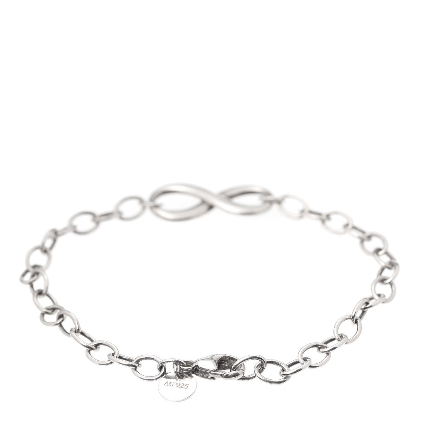 Sterling Silver Infinity Chain Bracelet