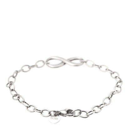 Tiffany Sterling Silver Infinity Chain Bracelet 3 of 6