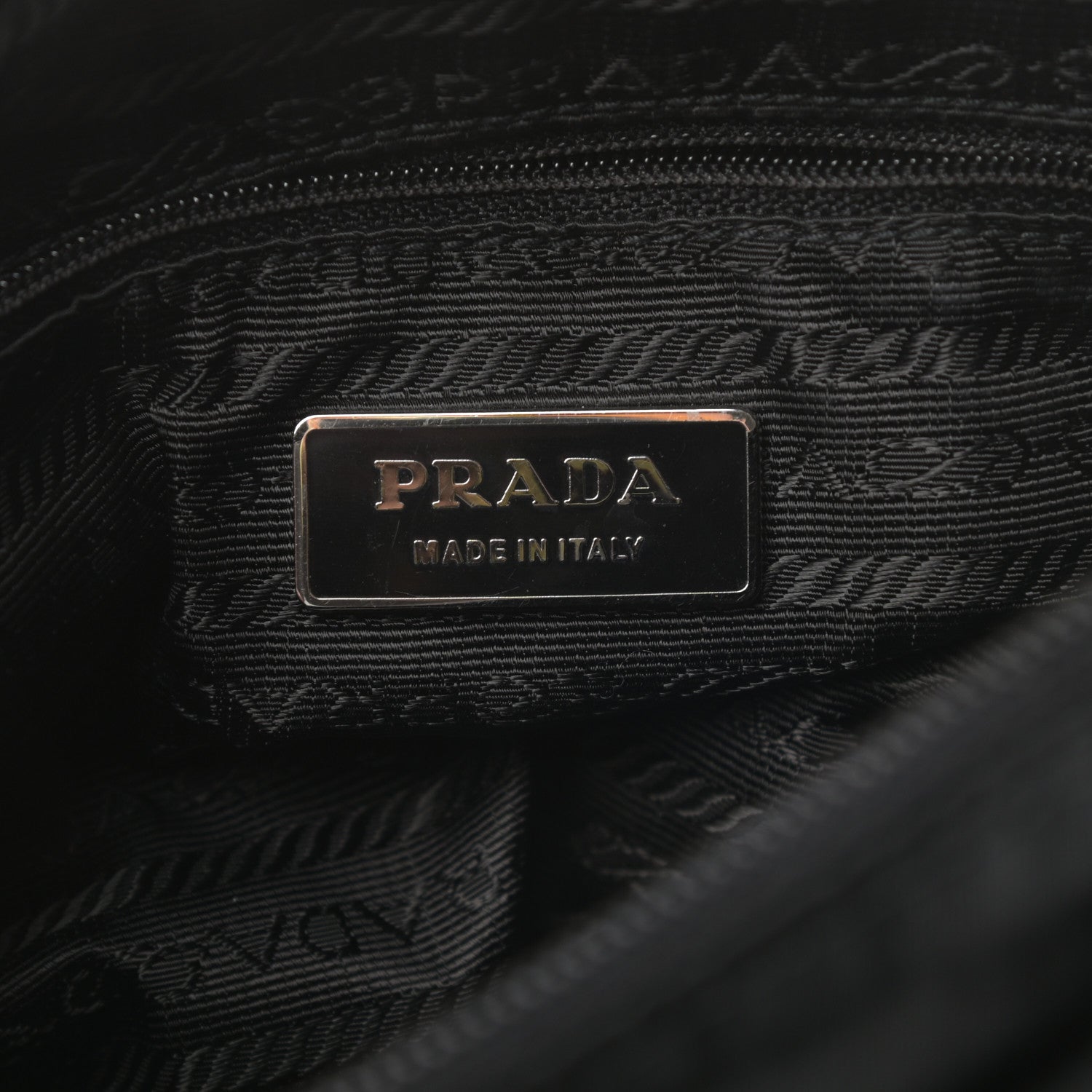 Prada Nylon Vela Small Hunting Bag Black 6 of 11