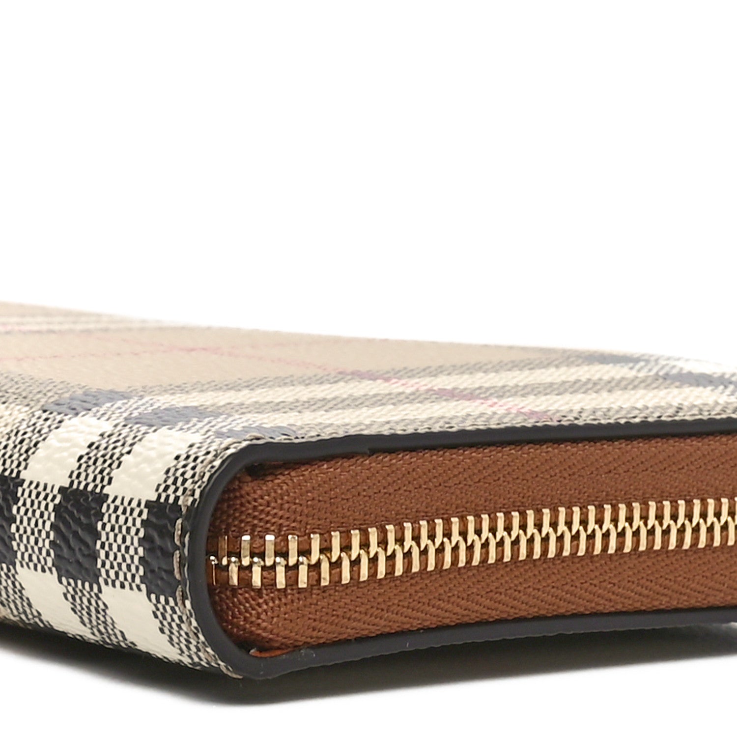 Burberry Vintage Check Elmore Zip Around Wallet Brown 9 of 10