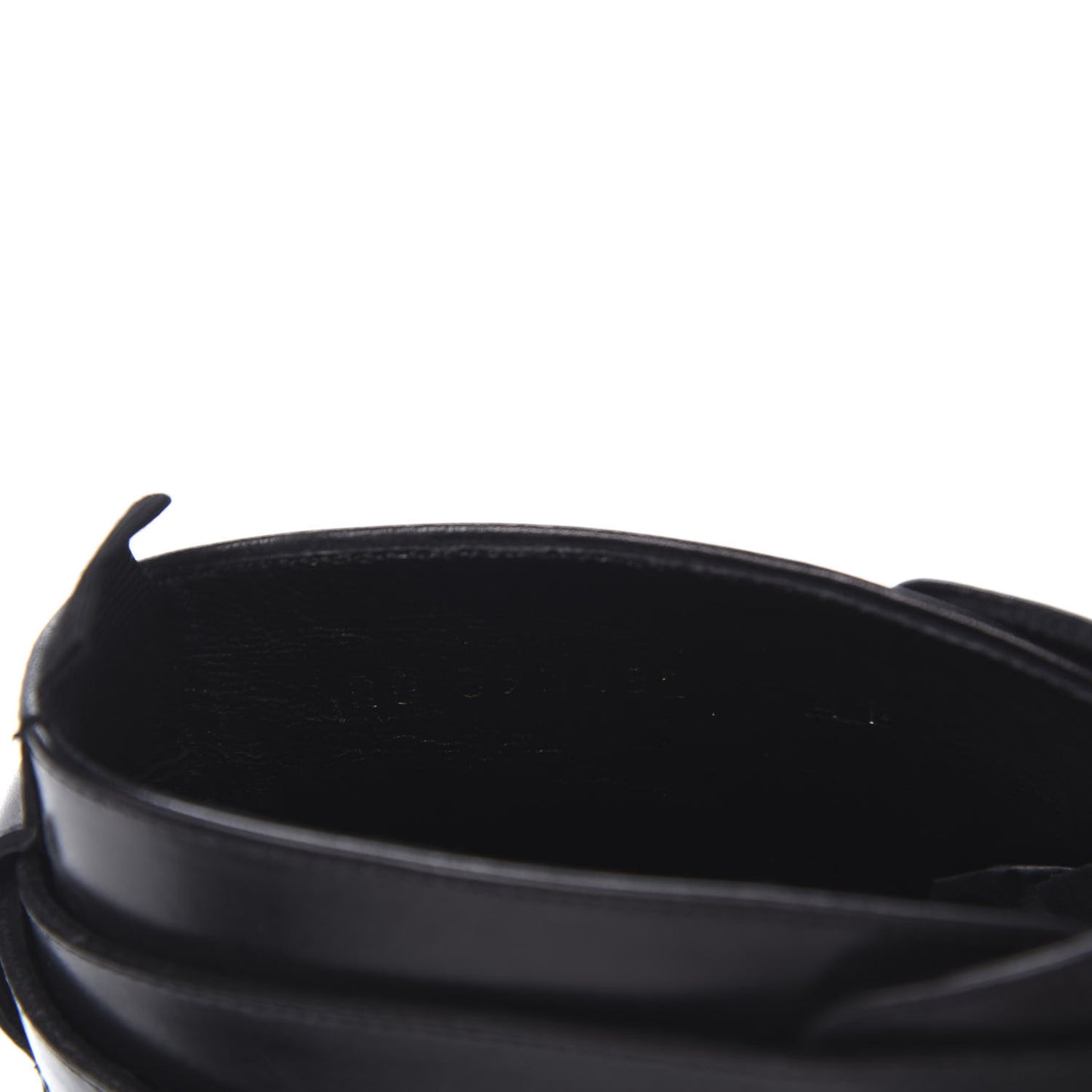 Calfskin Mens Ankle Boots 41 Black