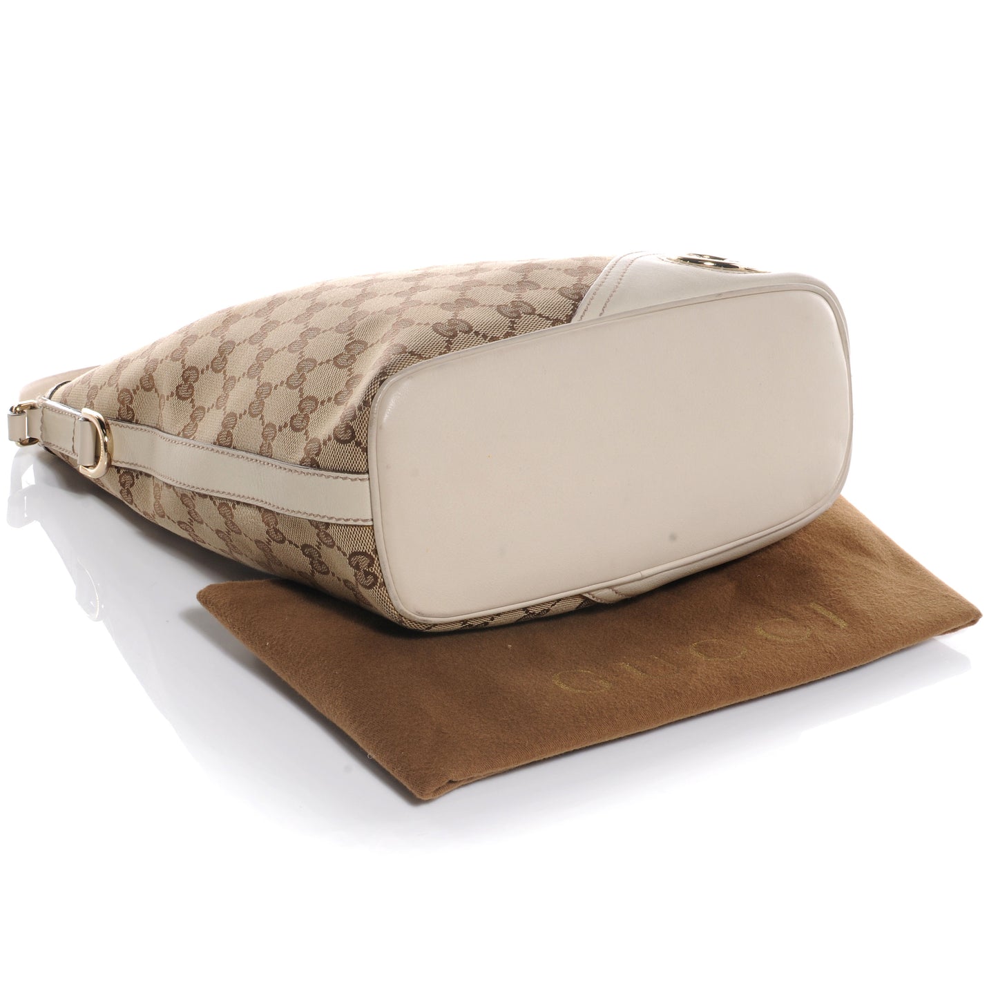 Monogram Britt Hobo Medium Ivory