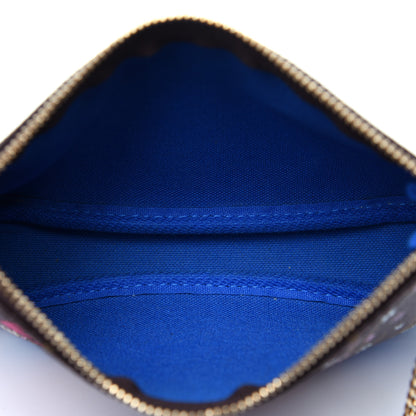 Louis Vuitton Monogram 2019 Christmas Animation Mini Venice Pochette Accessories Blue 5 of 11