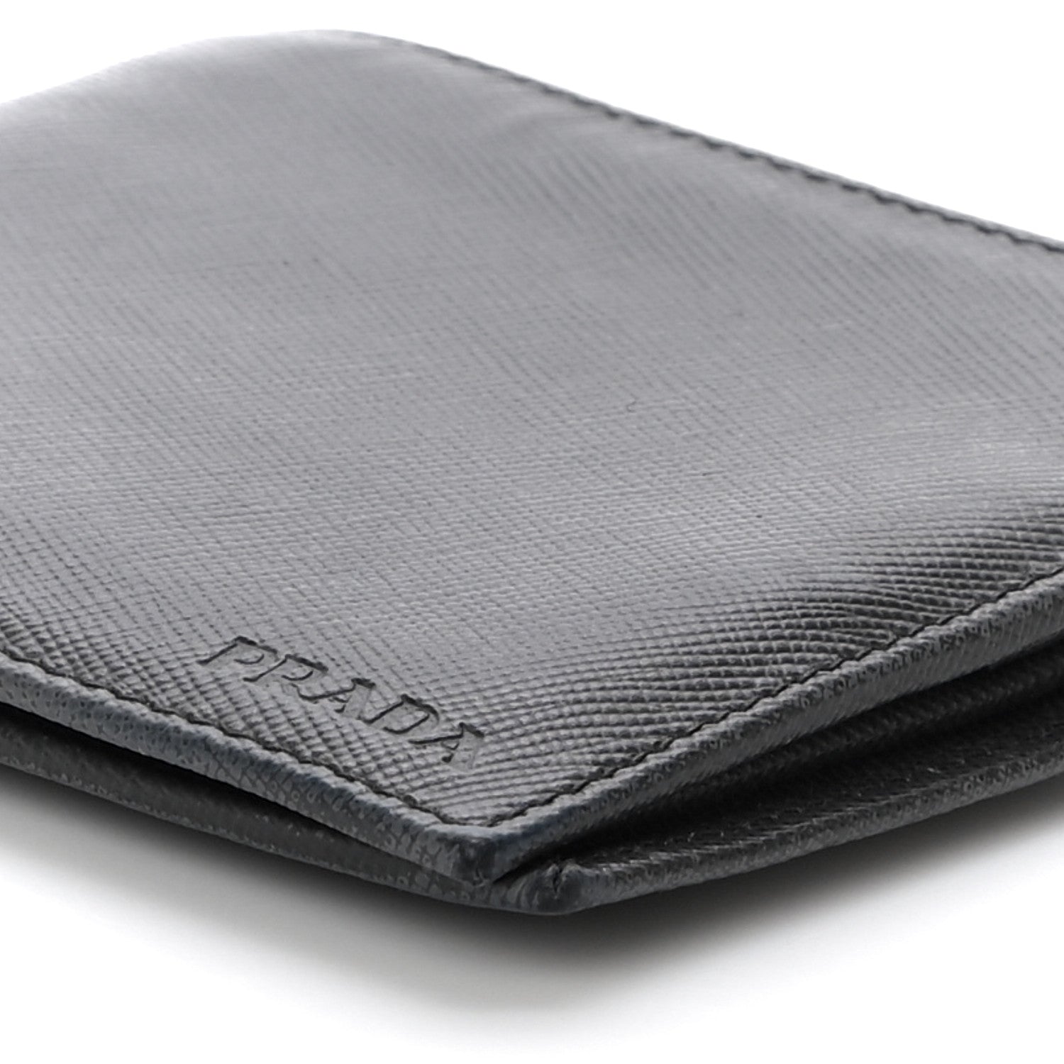 Prada Saffiano Bi-Fold Wallet Grafite 10 of 13