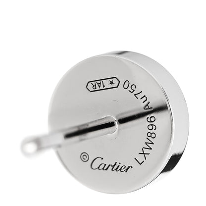 Cartier 18K White Gold LOVE Earrings 4 of 4
