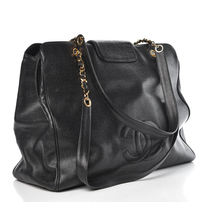 Chanel Caviar XL Weekender Bag Black 3 of 12