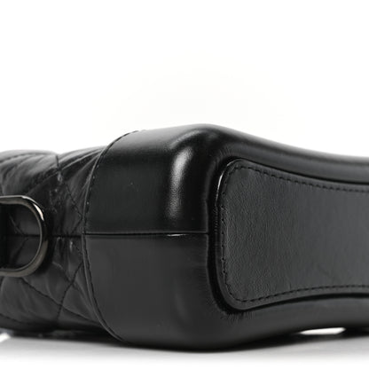 Chanel Aged Calfskin Quilted Small Gabrielle Hobo So Black 9 of 10