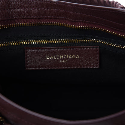 Balenciaga Chevre Gold Metallic Edge Hardware S City Rouge Pourpre 9 of 13