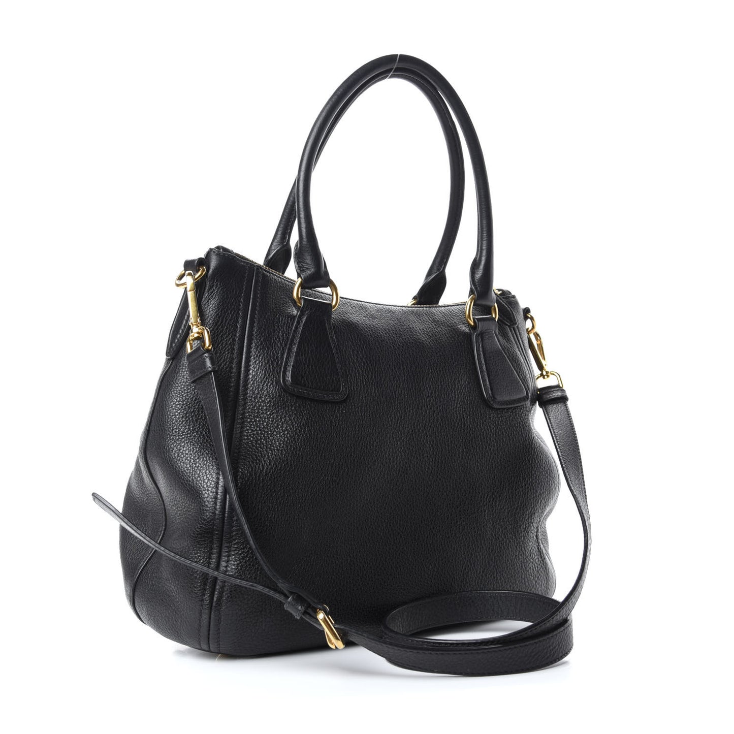 Vitello Daino Tote Black