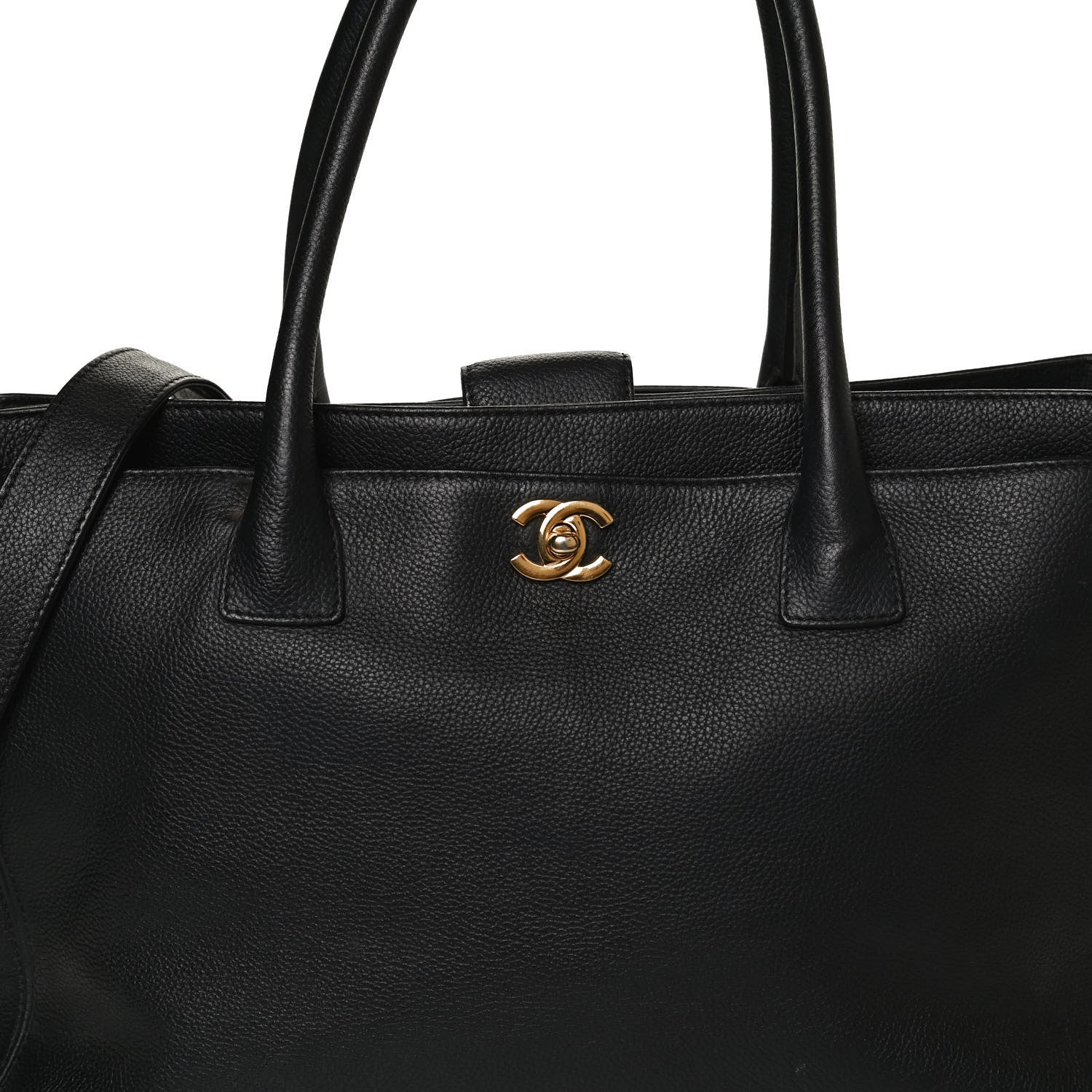 Chanel Caviar Cerf Executive Shopper Tote Black 9 of 11