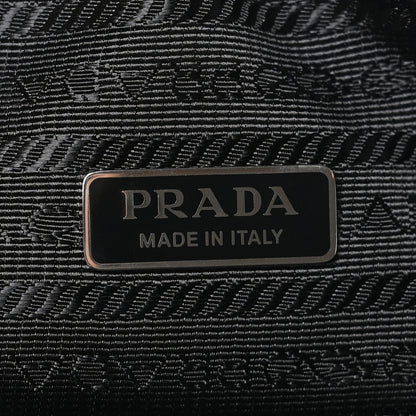 Prada Grace Lux Triangle Top Handle Shoulder Bag Black 6 of 9