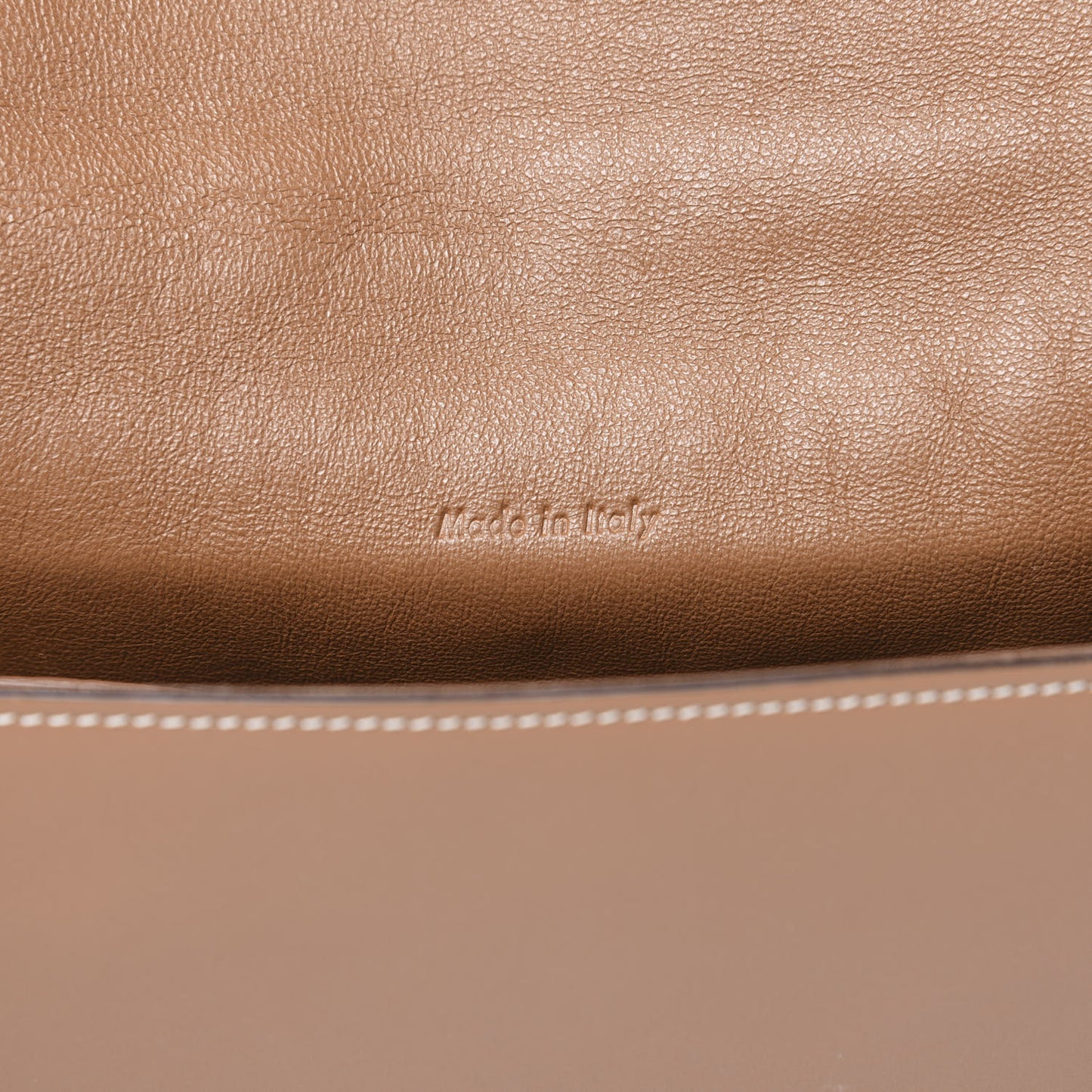 Palmelato Calfskin Medium Trotteur Tan