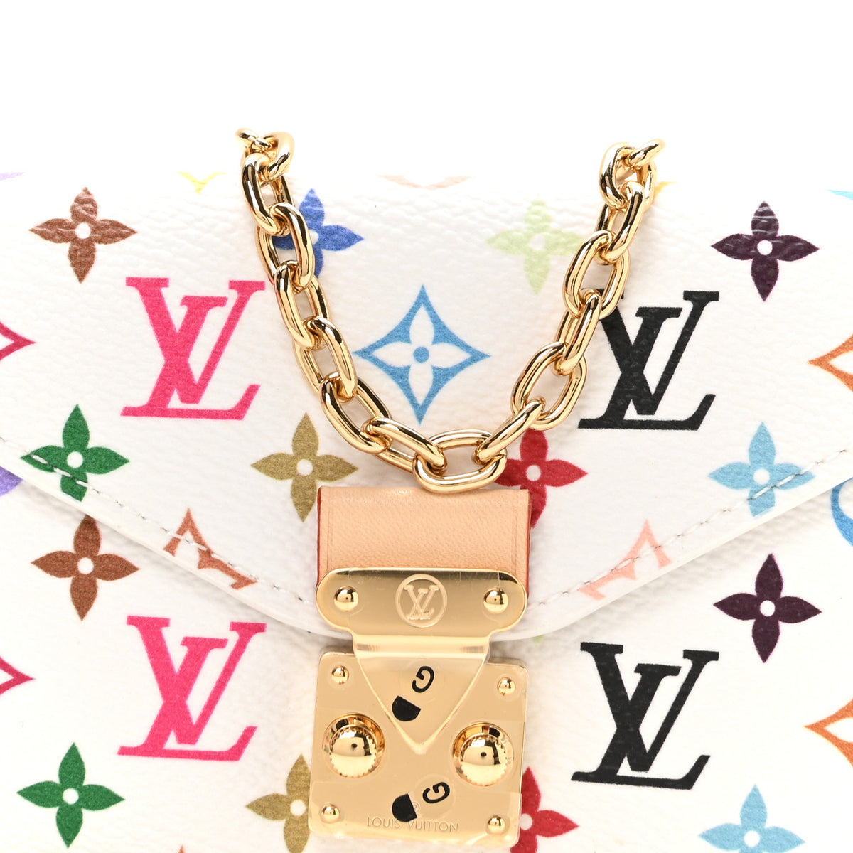 Louis Vuitton LV X TM Monogram Multicolor Pouch Metis Belt White 7 of 10