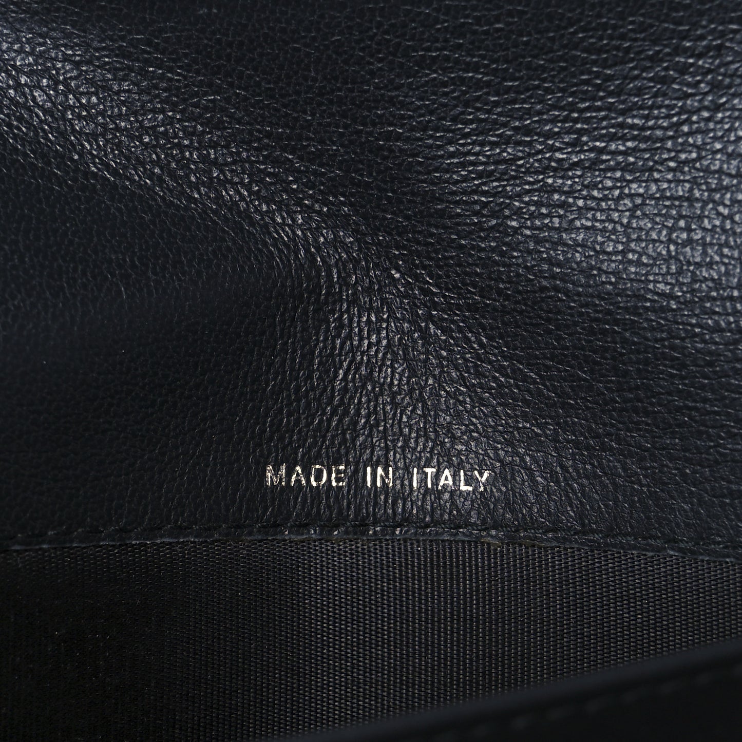 Lambskin Studded CC Flap Wallet Black