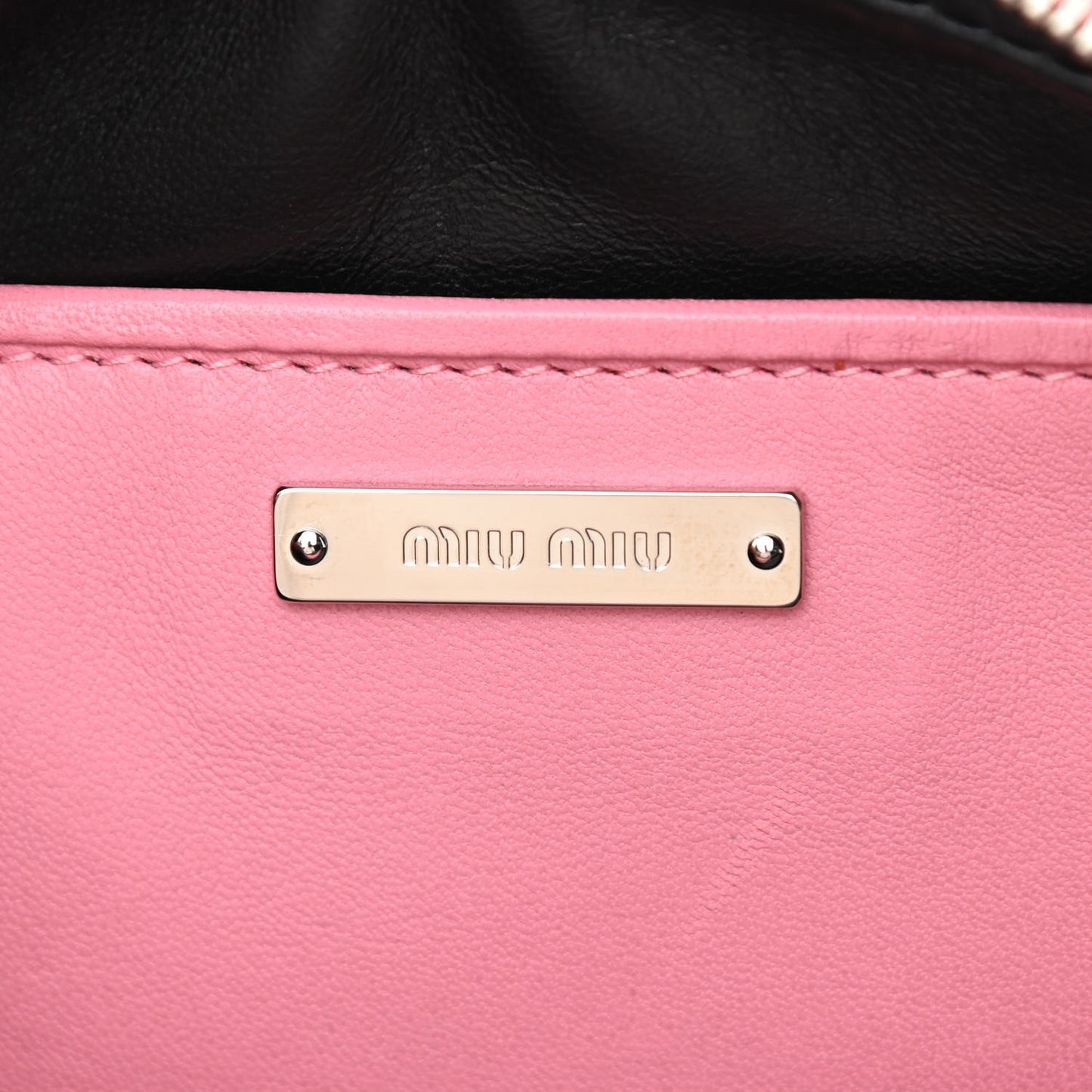 Nappa Matelasse Cavallino Patch Double Zip Shoulder Bag Miele Moro