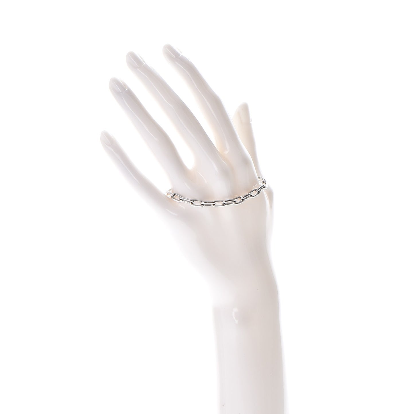 18K White Gold Spartacus Chain Bracelet