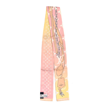 Louis Vuitton Silk Monogram Gradient By The Pool Bandeau Pink 2 of 4