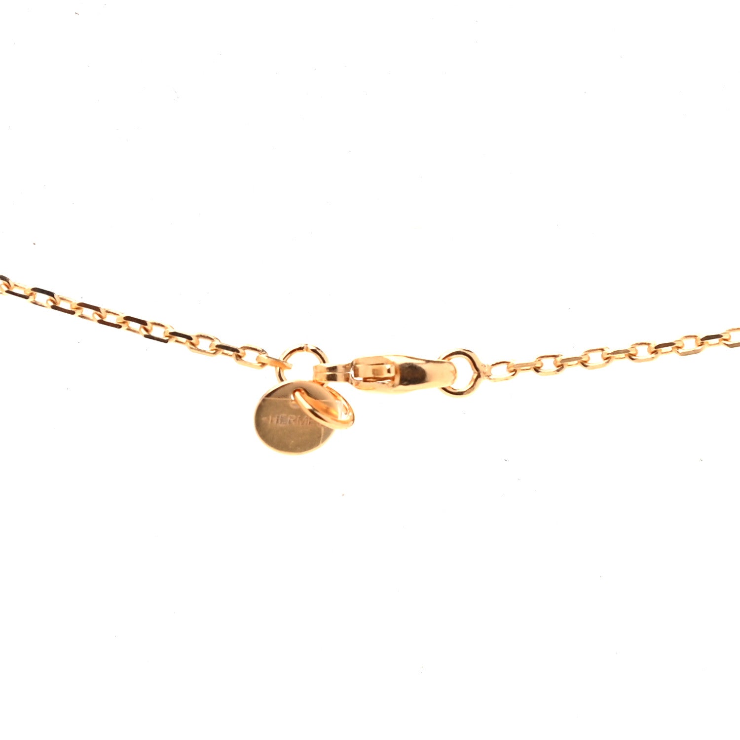 Hermes Swift As De Coeur Necklace Gold 3 of 3