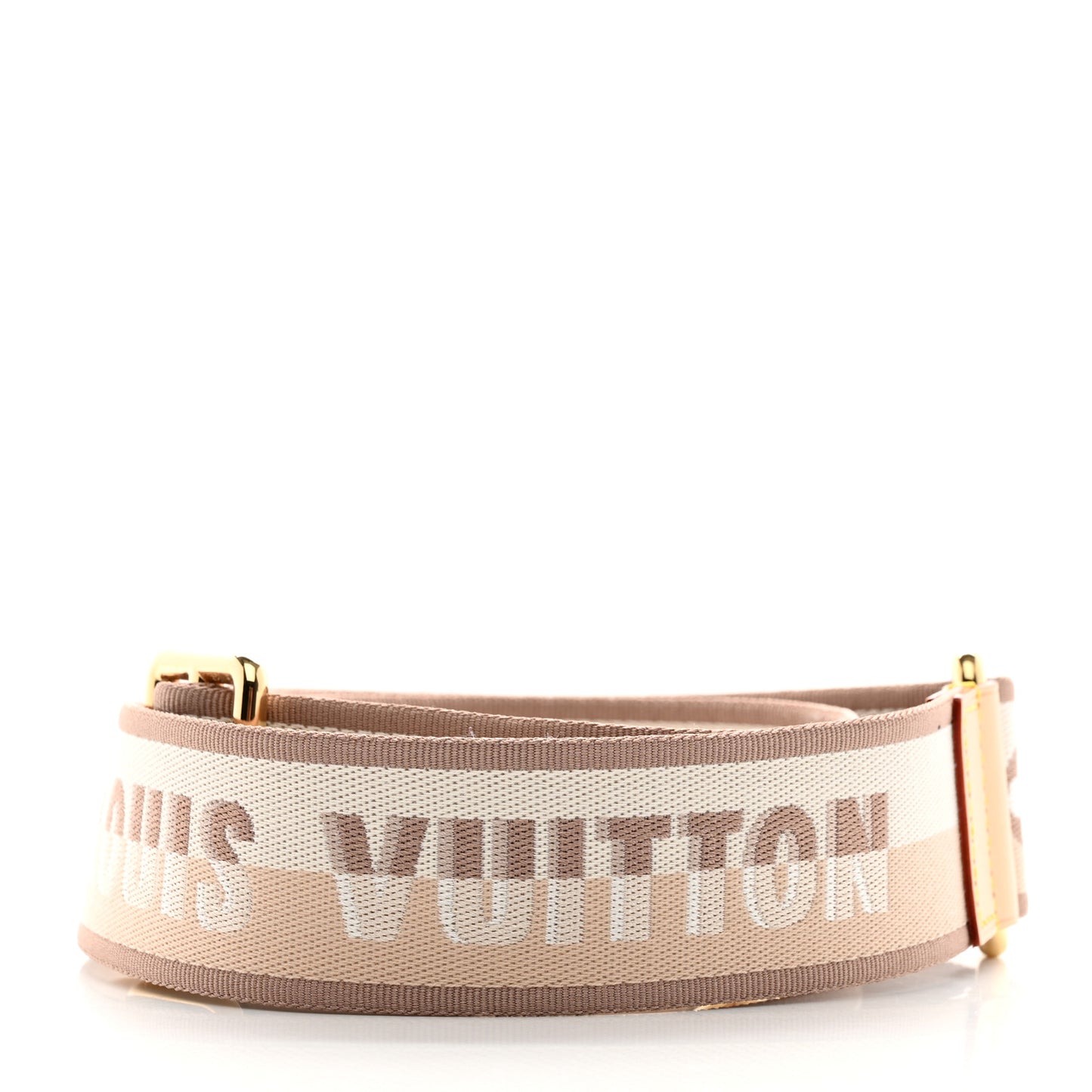 Jacquard Neverfull BB Shoulder Strap Beige Brown