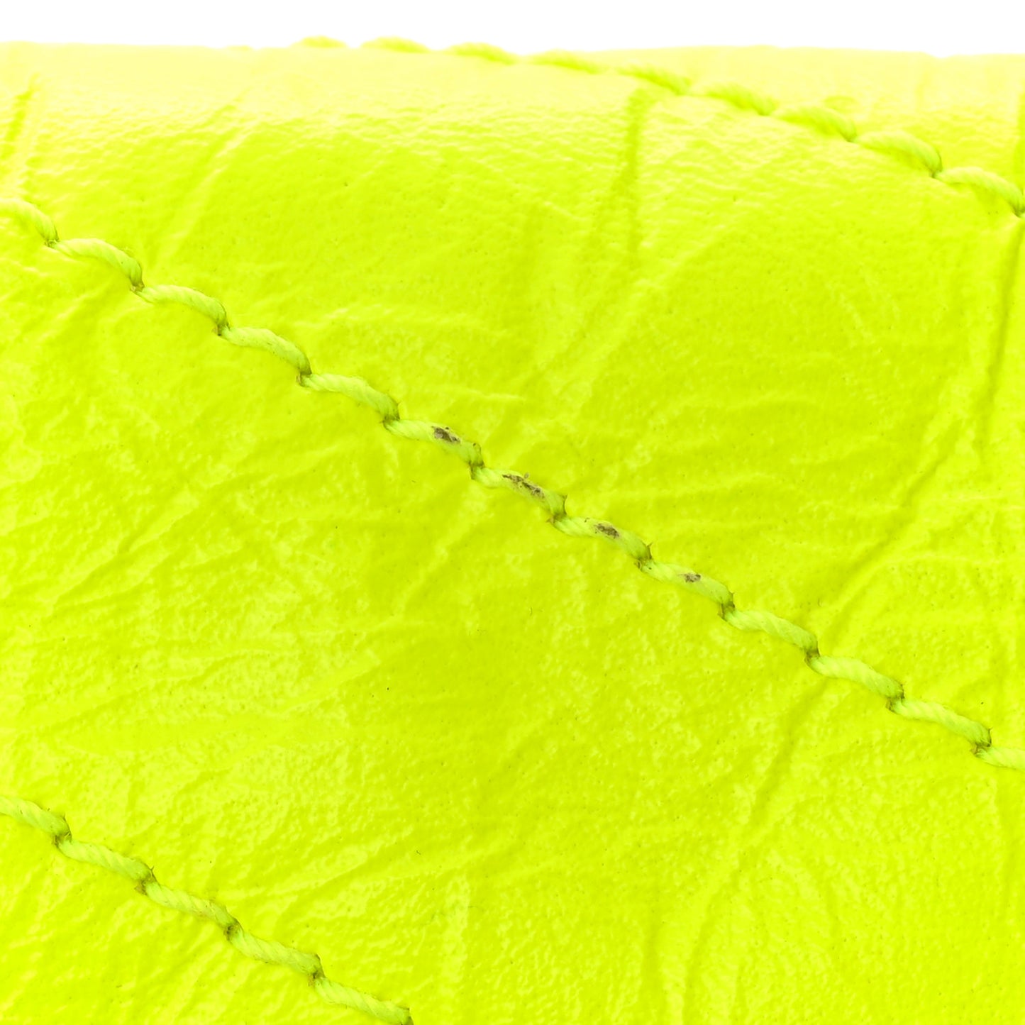 Crinkled Calfskin Matelasse Monogram Medium Niki Chain Satchel Neon Yellow