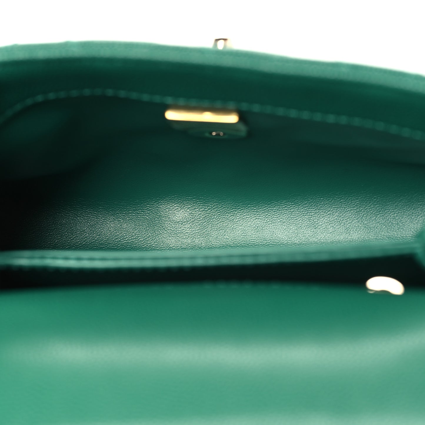 Caviar Quilted Extra Mini Coco Handle Flap Green