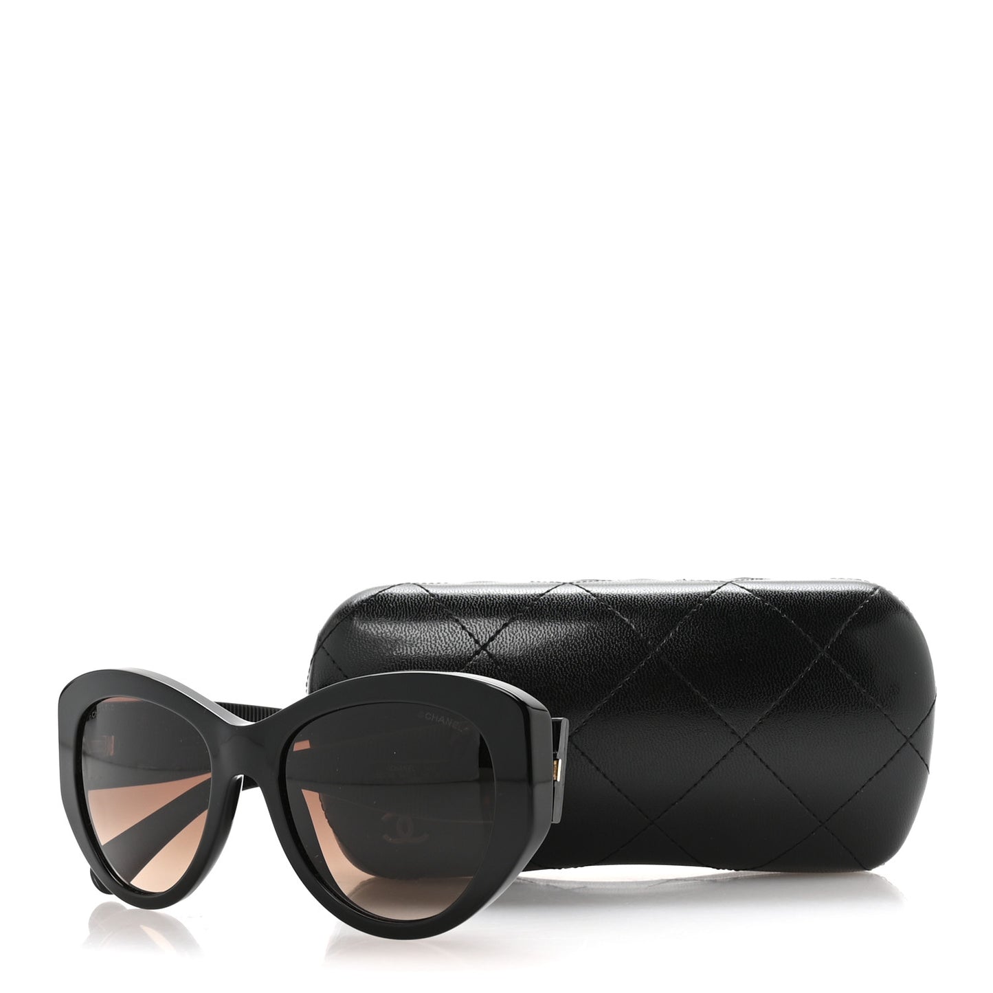 Acetate Butterfly Large CC Sunglasses 5492 Black