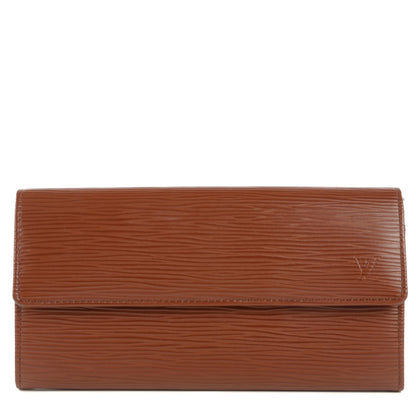 Louis Vuitton Epi Sarah Wallet Cacao 1 of 8