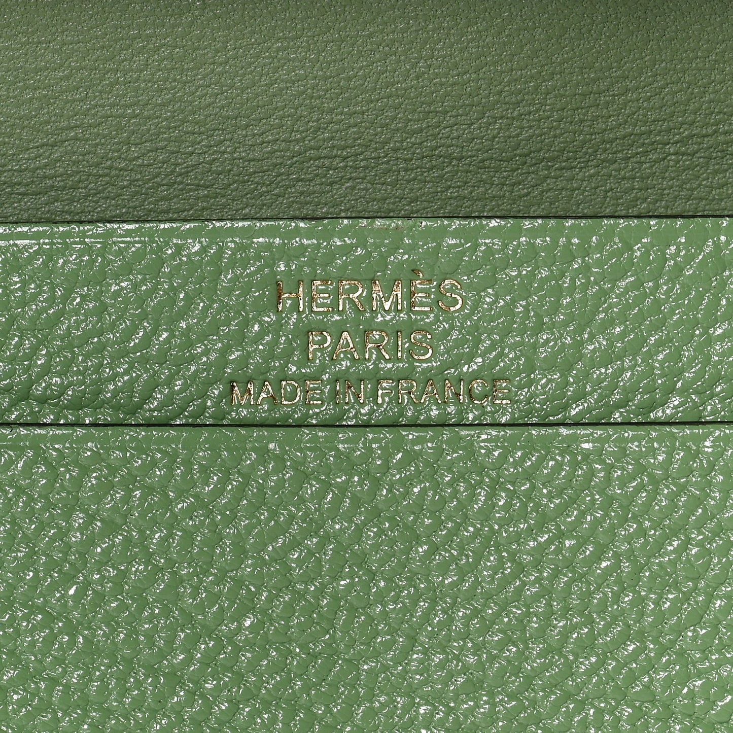 Chevre Mysore Mini Bearn Wallet Vert Criquet