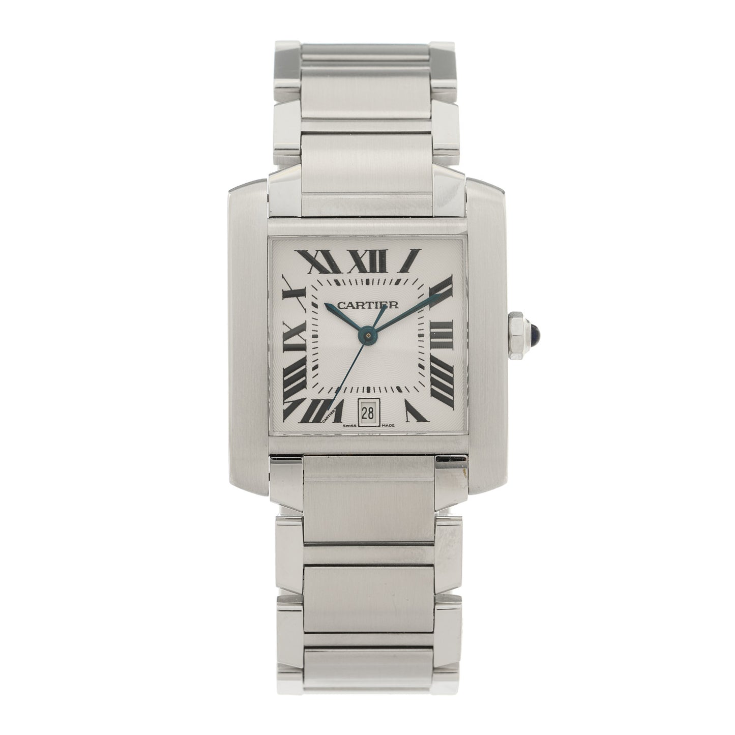 Stainless Steel 28mm Tank Francaise Automatic Watch