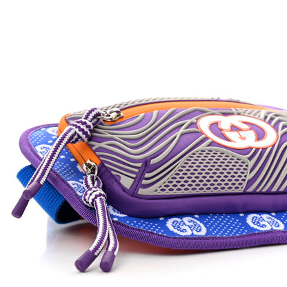 Gucci Jersey GG Monogram All Over Sporty Belt Bag Grey White Multicolor 9 of 11
