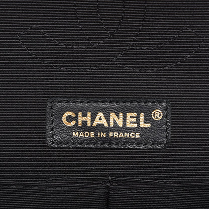 Chanel Velvet Quilted Medium Double Flap Black 7 of 9
