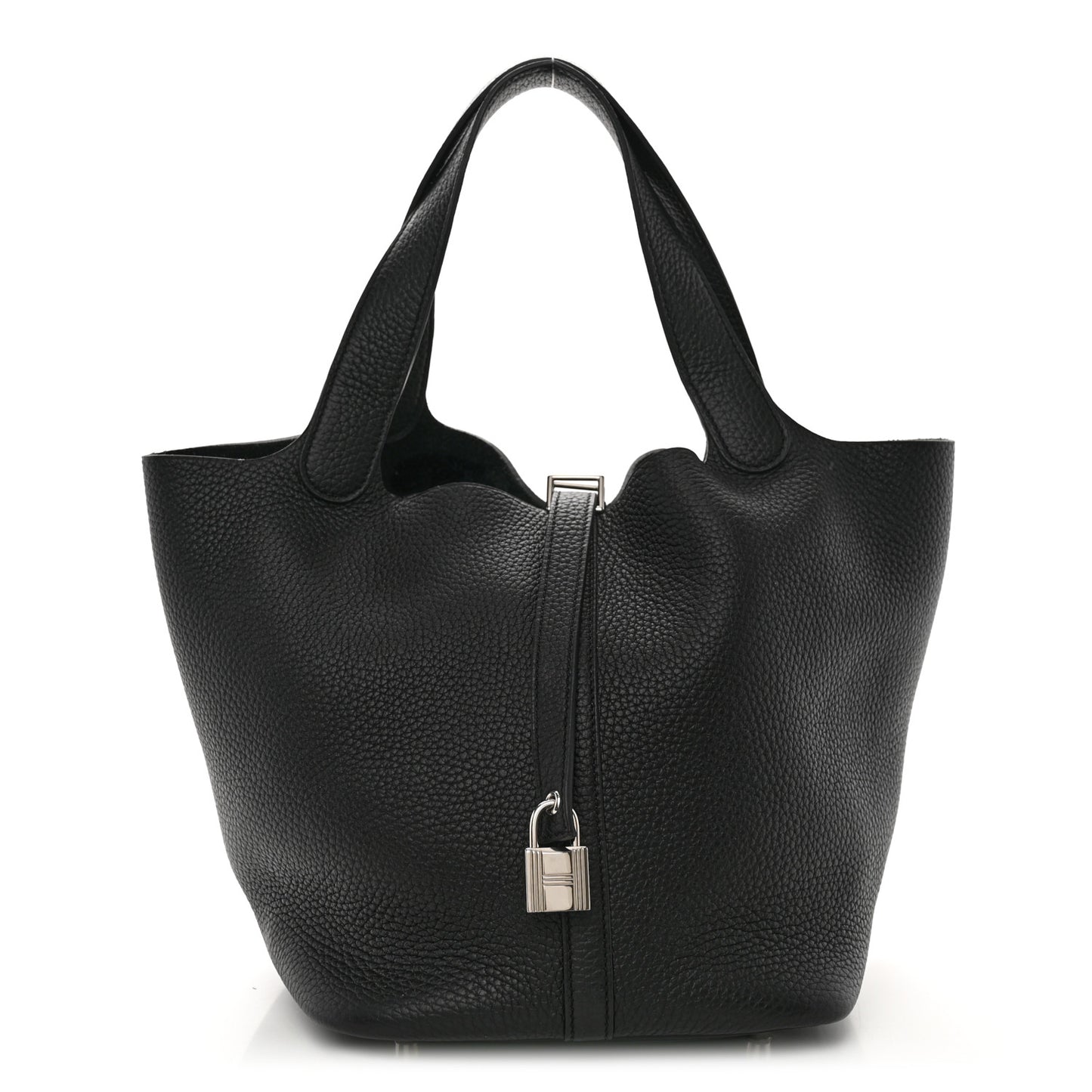 Taurillon Clemence Picotin Lock 22 MM Black