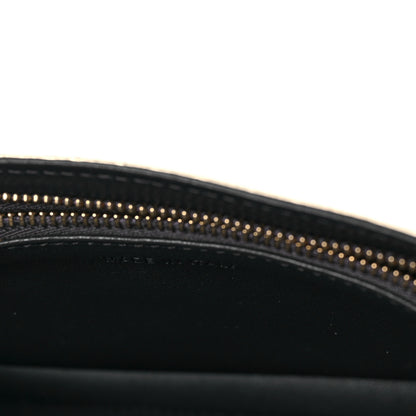 Christian Dior Metallic Patent Micro-Cannage Diorama Wallet on Chain Pouch Gold 7 of 9