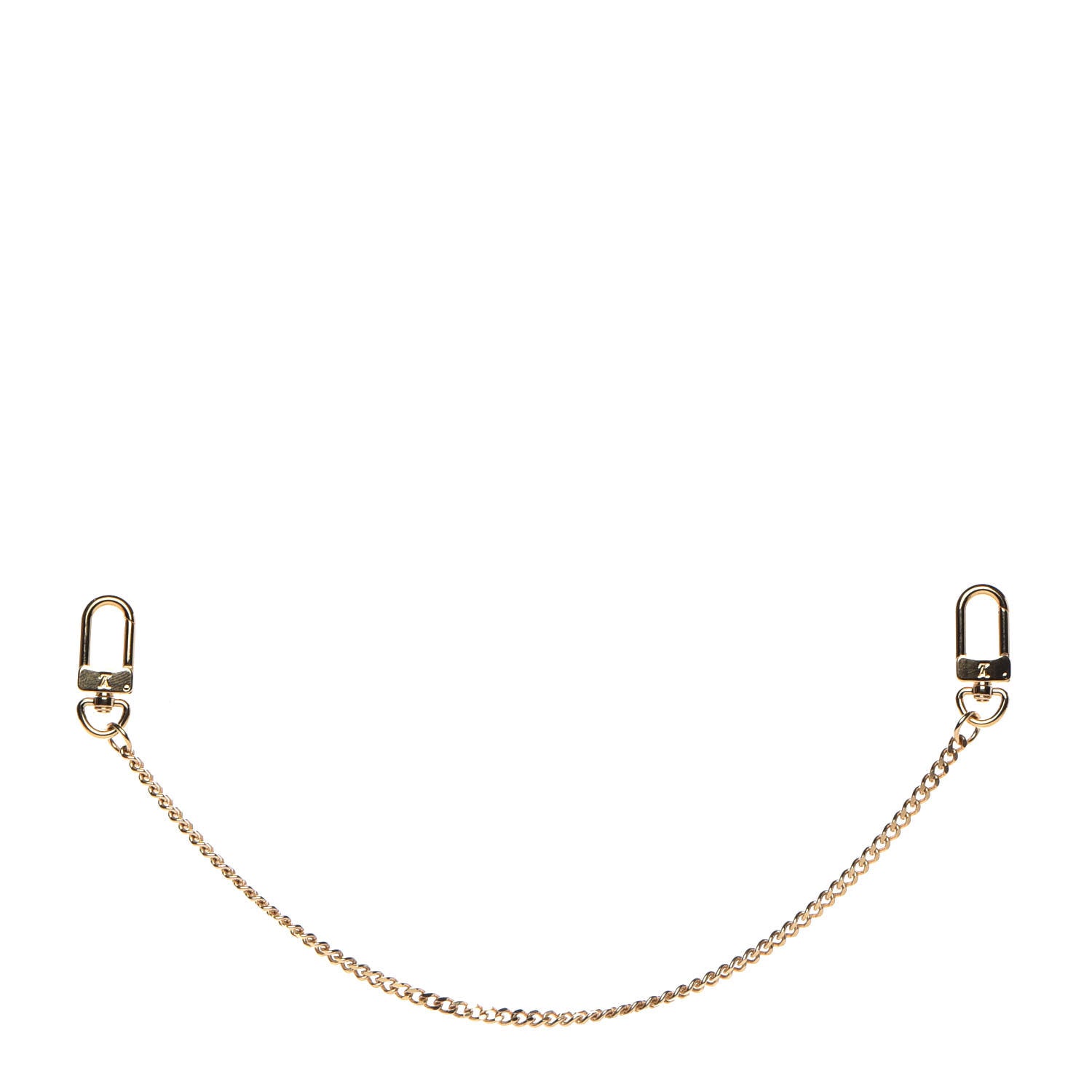 Louis Vuitton XL Pochette Extender Key Ring Chain Gold 1 of 3