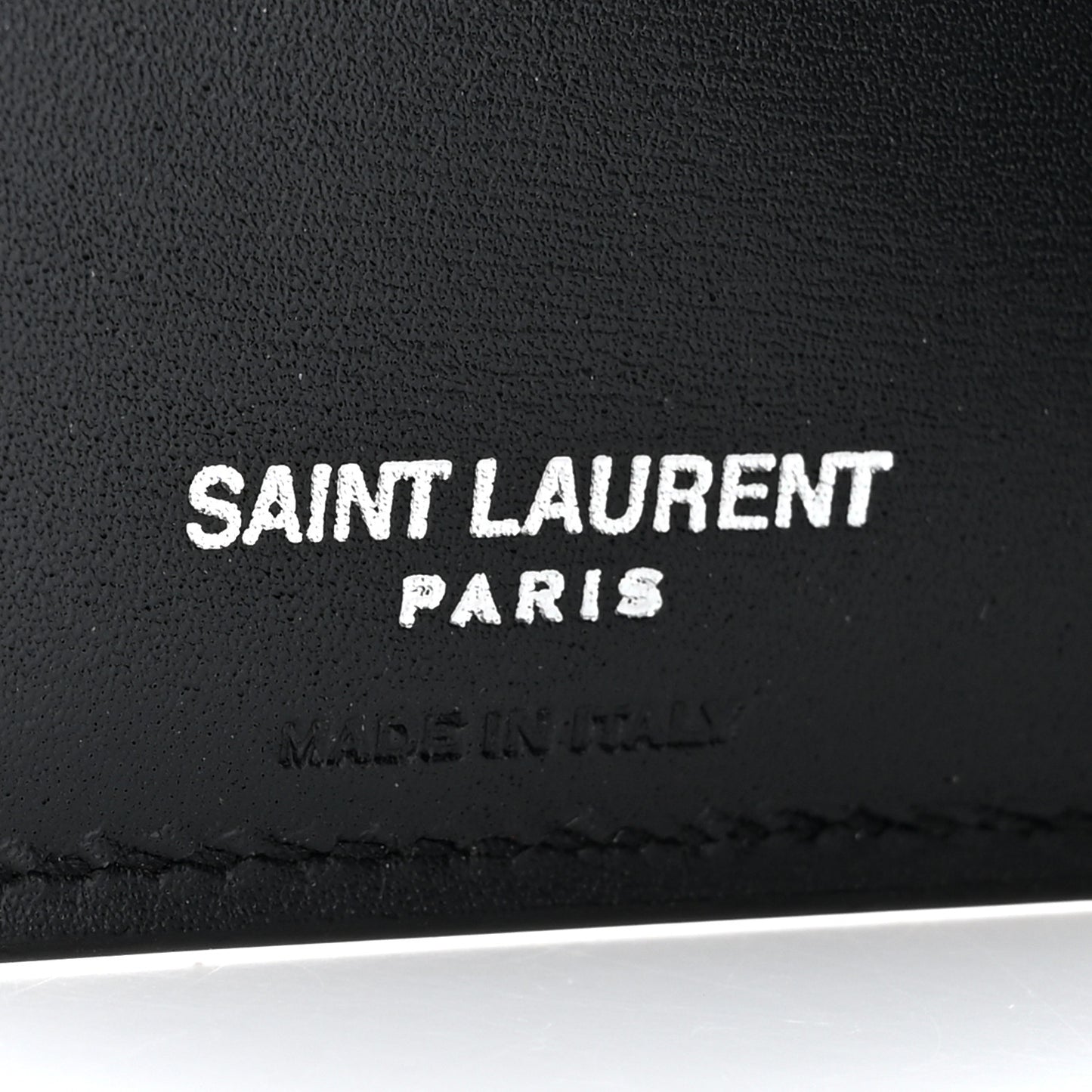 Smooth Calfskin Monogram East West Wallet Black