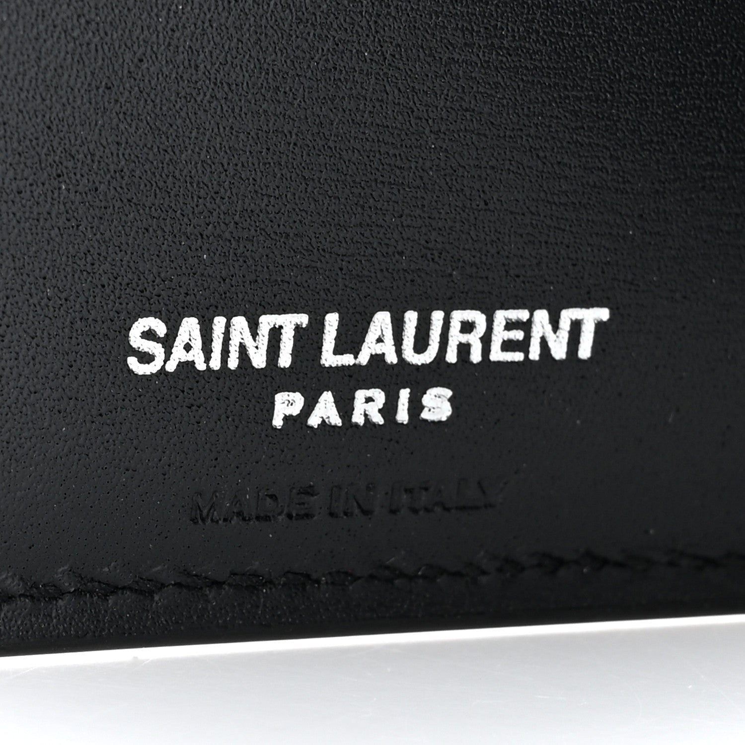 Saint Laurent Smooth Calfskin Monogram East West Wallet Black 7 of 12