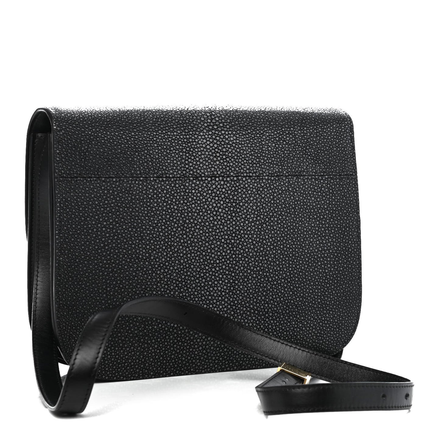 Stingray Medium Classic Box Flap Bag Black