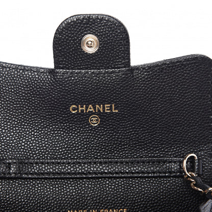 Chanel Caviar Quilted Flap Classic Belt Bag Black 6 of 8
