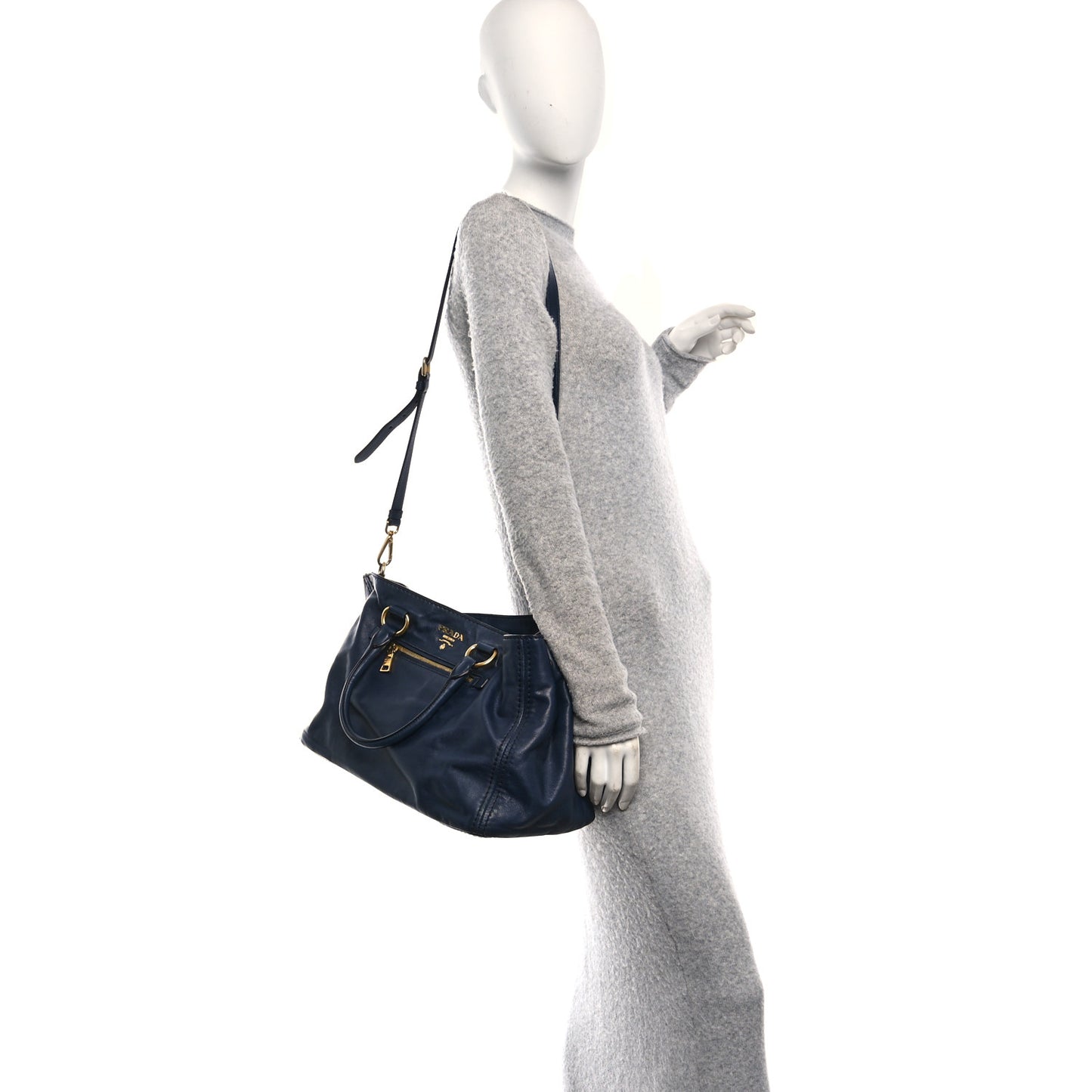 Soft Calfskin Shopping Tote Baltico