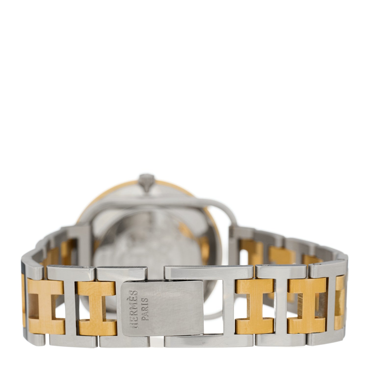 Hermes Stainless Steel 25mm Arceau Clipper Quartz Watch Gold 3 of 4