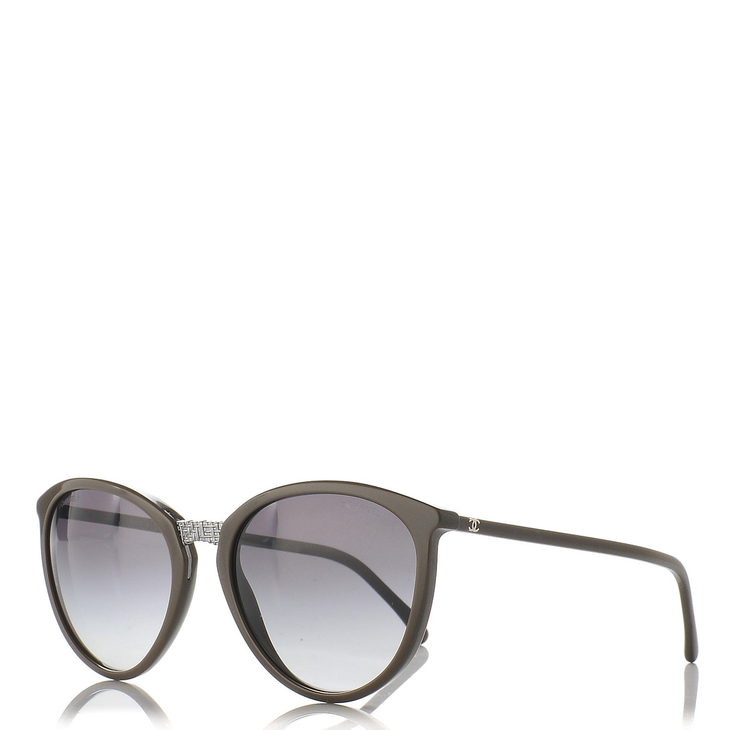 Acetate Butterfly Winter Sunglasses 5382 Khaki