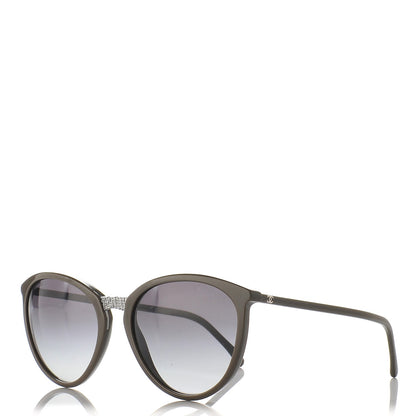 Chanel Acetate Butterfly Winter Sunglasses 5382 Khaki 1 of 9